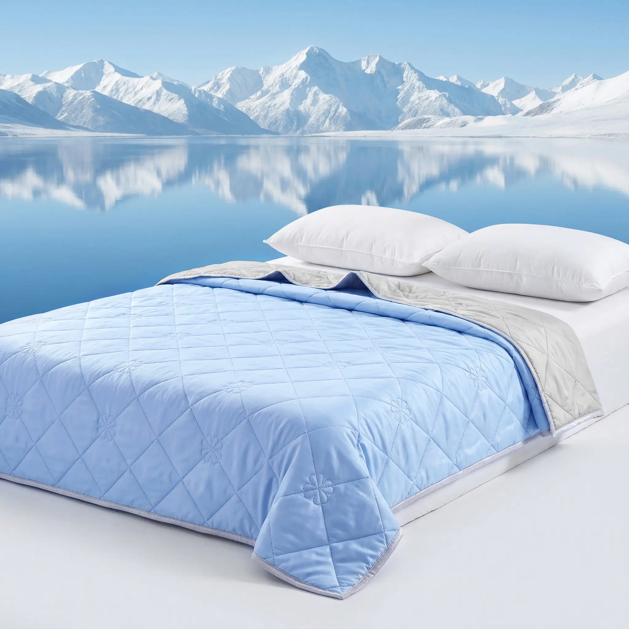 【SummerWins】Cool Summer Blanket for Hot Sleepers & Night Sweats, Ultra Lightweight Airy Thin Cooling Quilt, Skin-Friendly & Smooth, Great for Bed, Sofa, Travel & Outdoor Camping, Perfect All-Season Gift for Adults & Teens, Home Bedding