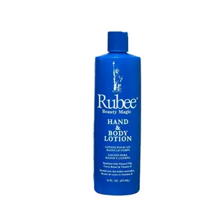 RUBEE Body & Hand Lotion Non-Greasy Lotion for Women & Men - 16 oz Cacao Butter Lotion for Extremely Dry Skin - Vitamin E Moisturizer