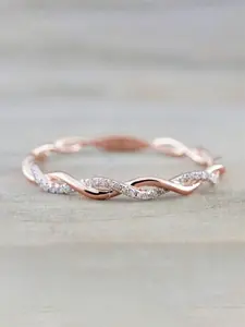 1 PC Elegant Cubic Zirconia Ring For Women For Wedding Engagement Band Jewelry Gift