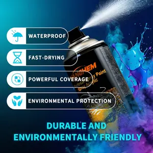 13.5OZ Spray Paint for Automotive Repair, Graffiti Art & Furniture DIY | Multi-Purpose, Waterproof & UV Resistant | Multiple Color Options
