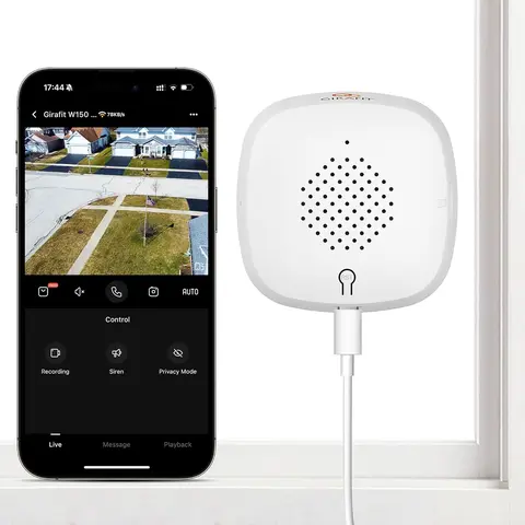 GIRAFIT 3MP Smart WiFi Wireless Security Camera - 2.4GHz & 5GHz WiFi, ChromaMax AI Color Night Vision, Person & Motion Detection, 24/7 Monitoring, Micro SD Card Support, Digital Zoom, Easy Installation, Anti-Glare & Anti-Reflection, App Compatibility