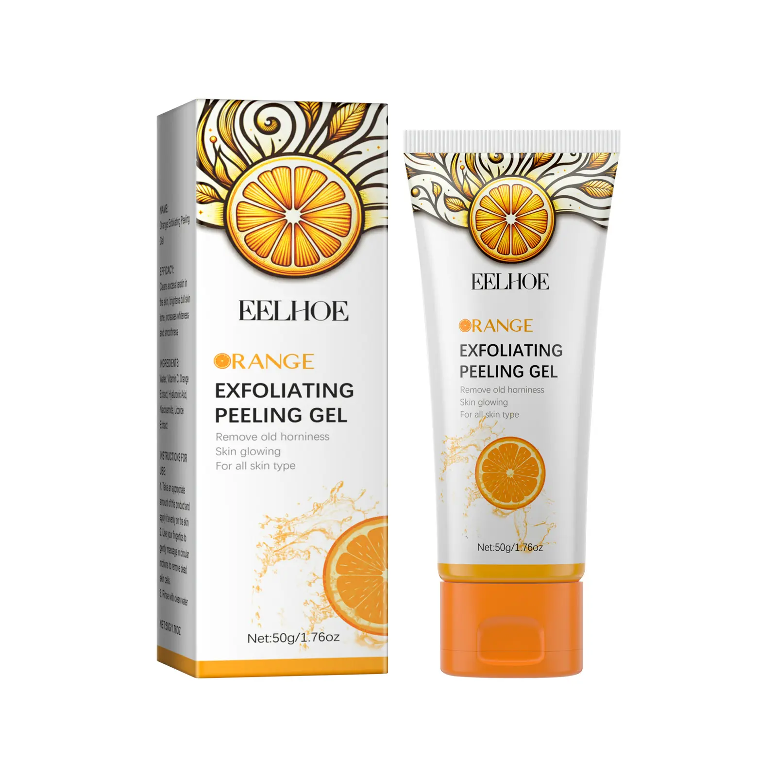 EELHOE Exfoliating Gel for deep cleansing, anti-acne blackheads, moisturizing skin, shrinking pores and brightening gel