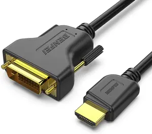 BENFEI HDMI to DVI Adapter Cable Bi Directional DVI-D 24+1 Male to HDMI Male Support 1080P Full HD Accessories