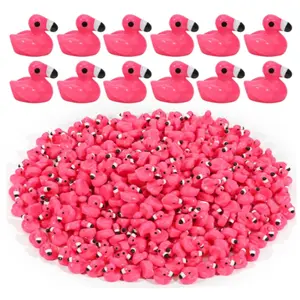 Realistic Resin Flamingo Party Decorations, Perfect for Weddings & Parties, Set of 50/100 Pieces, High-Quality Bird Ornaments, Party Decoration Supplies, Festive Decoration