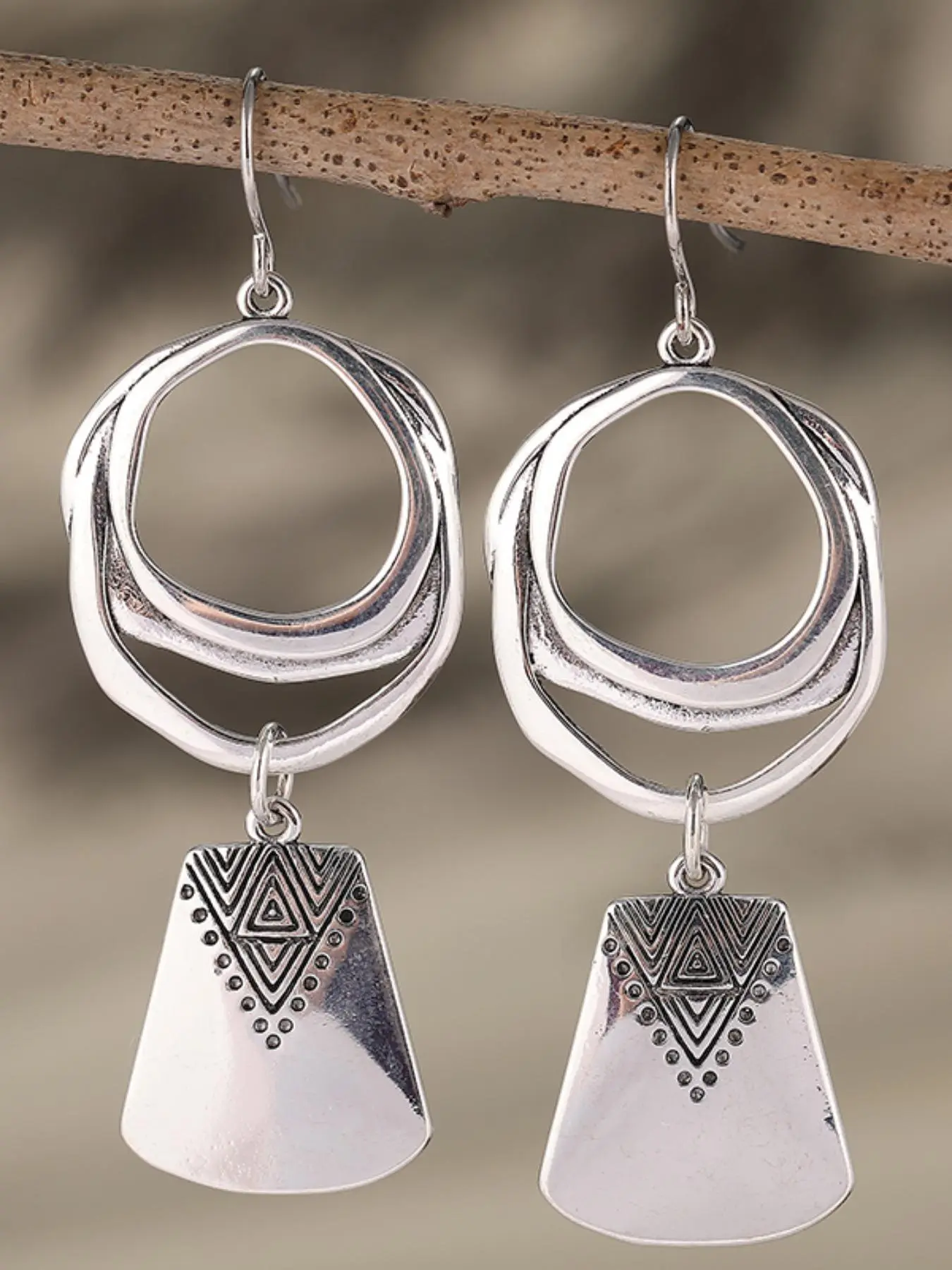 Minimalist  Geometric Pattern Dangle Earrings, Fashion Jewelry for Party, Daily Clothing Decor, Trendy All-match & Exquisite Jewelry for Birthday Gift, Statement Earrings, Dangling Earrings