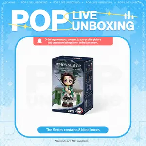 [POP NOW] POP MART Demon Slayer Unwavering Resolve Arc Series Block Figures Blind Box - WHOLE SET