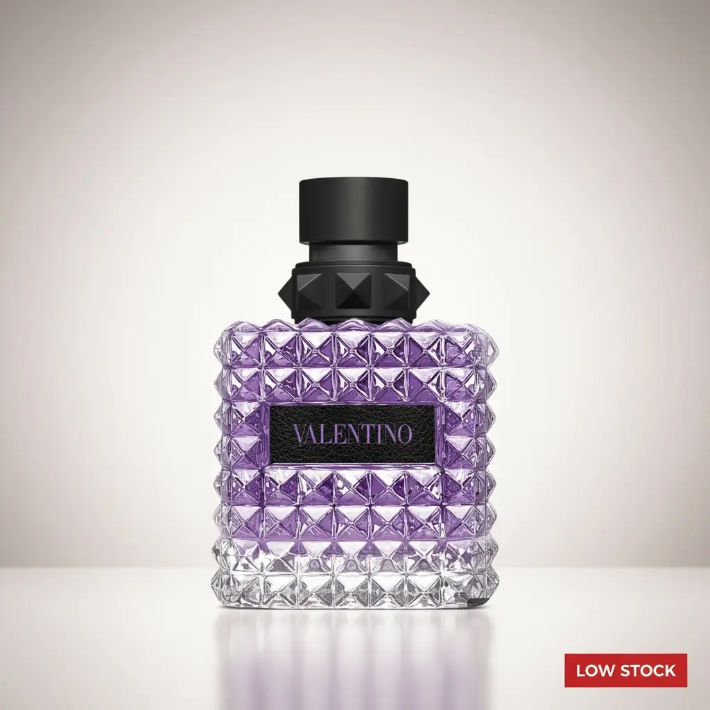 Valentino Donna Born In Roma Purple Melancholia Eau de Parfum, Elegant & Bold Floral Musk Women's Fragrance, 3.4 fl oz / 100ml Spray Bottle