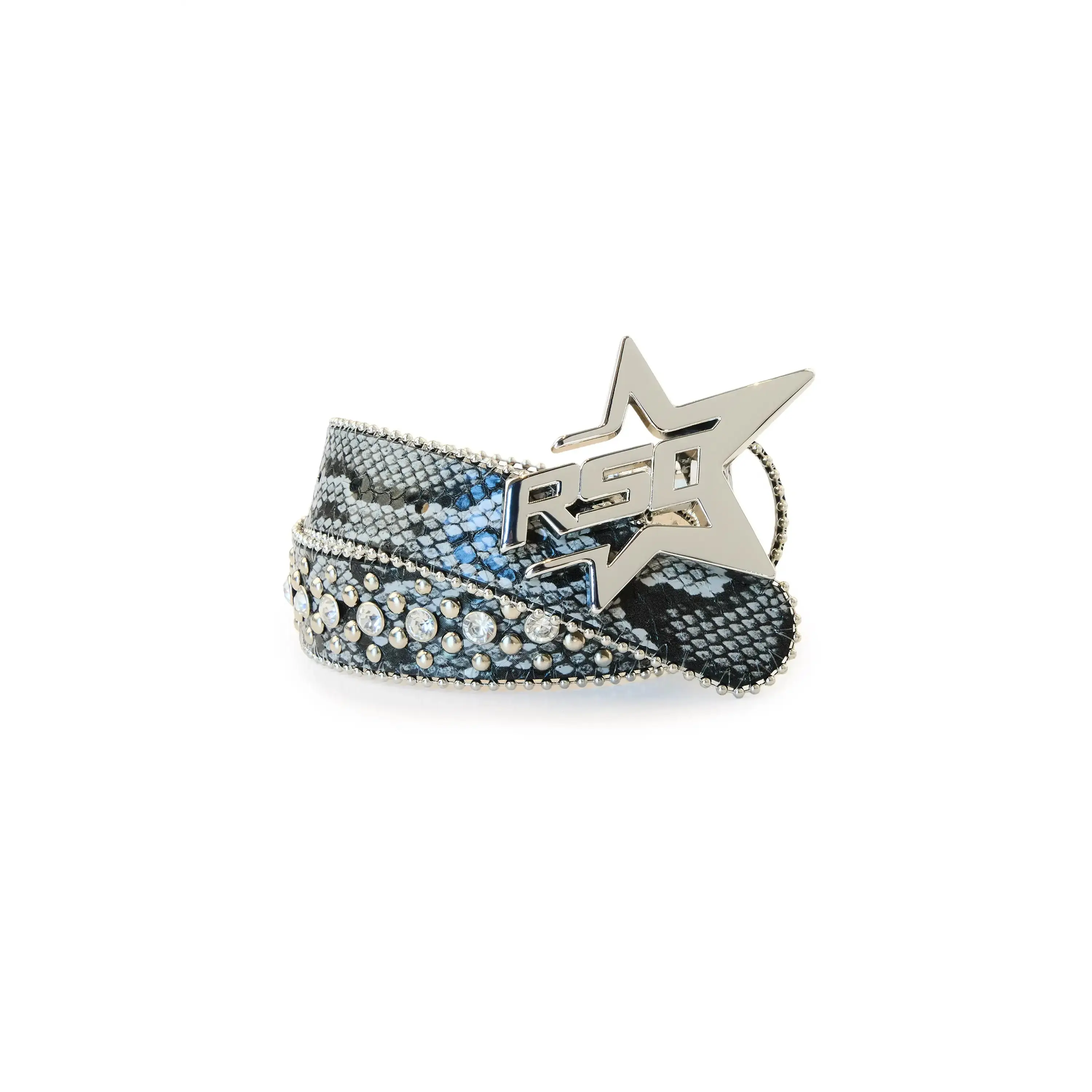 Boys Normandie Black Rockstar Logo Belt