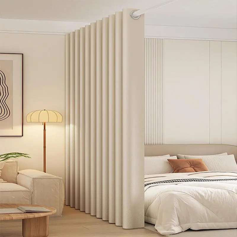 Solid Color Door Curtain, Modern Simple Blackout Partition Door Curtain, Home Decor for Living Room Bedroom Hotel Salon, Home Decoration Curtain, Blackout Curtains, Polyester Curtain, Curtain For Doorway, Home Decorative Curtain