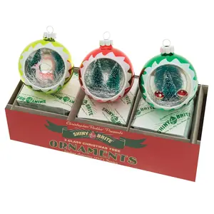 Holiday Splendor 3 Count 3.25" Scene Rounds