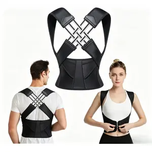 Hunchback correction open shoulder straight back beauty artifact correction belt for men and women Posture Support Strap