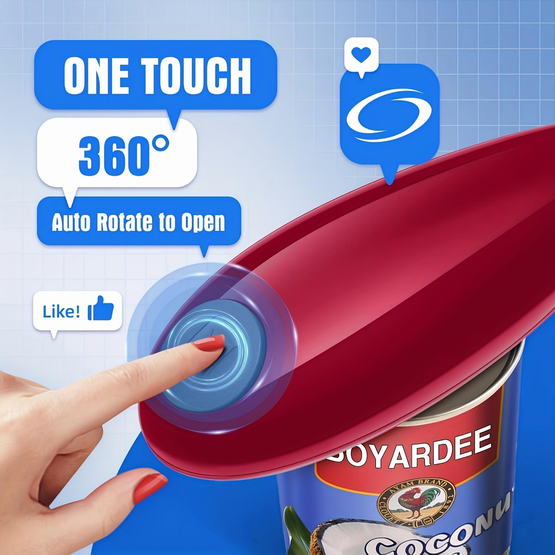 Automatic Electric Can Opener with a Single Touch, Designed for Seniors, Those with Arthritis, And Individuals with Limited Hand Mobility, Perfect for Use in The Kitchen Or While Camping, Making It an Excellent Easter Gift for Older Adults