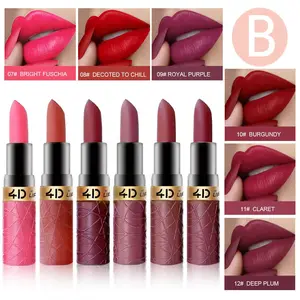 6 Piece Matte Lipstick Set, Unique Aunt, Easy to Apply & Long-Lasting, Perfect for Office & Date Nights, Women Beauty Essentials