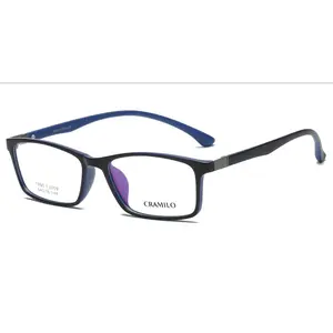 Classic Narrow Rectangular TR90 Thin Plastic Optical Eyeglasses Frame F3009-C4