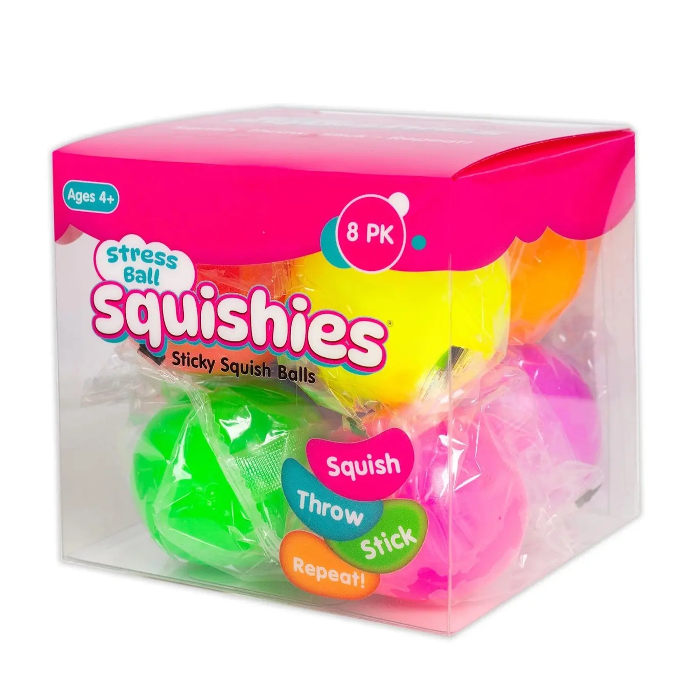 Squishies Sticky Fidget Stress Balls (8pc)