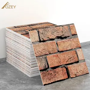 Marble Tile Wall Stickers, PVC Material, Easy Peel & Stick, Waterproof Self-Adhesive Panels for Kitchen, Living Room, Bathroom, Home Decoration, Marble Pattern Wallpaper, Peel And Stick Wallpaper Designs