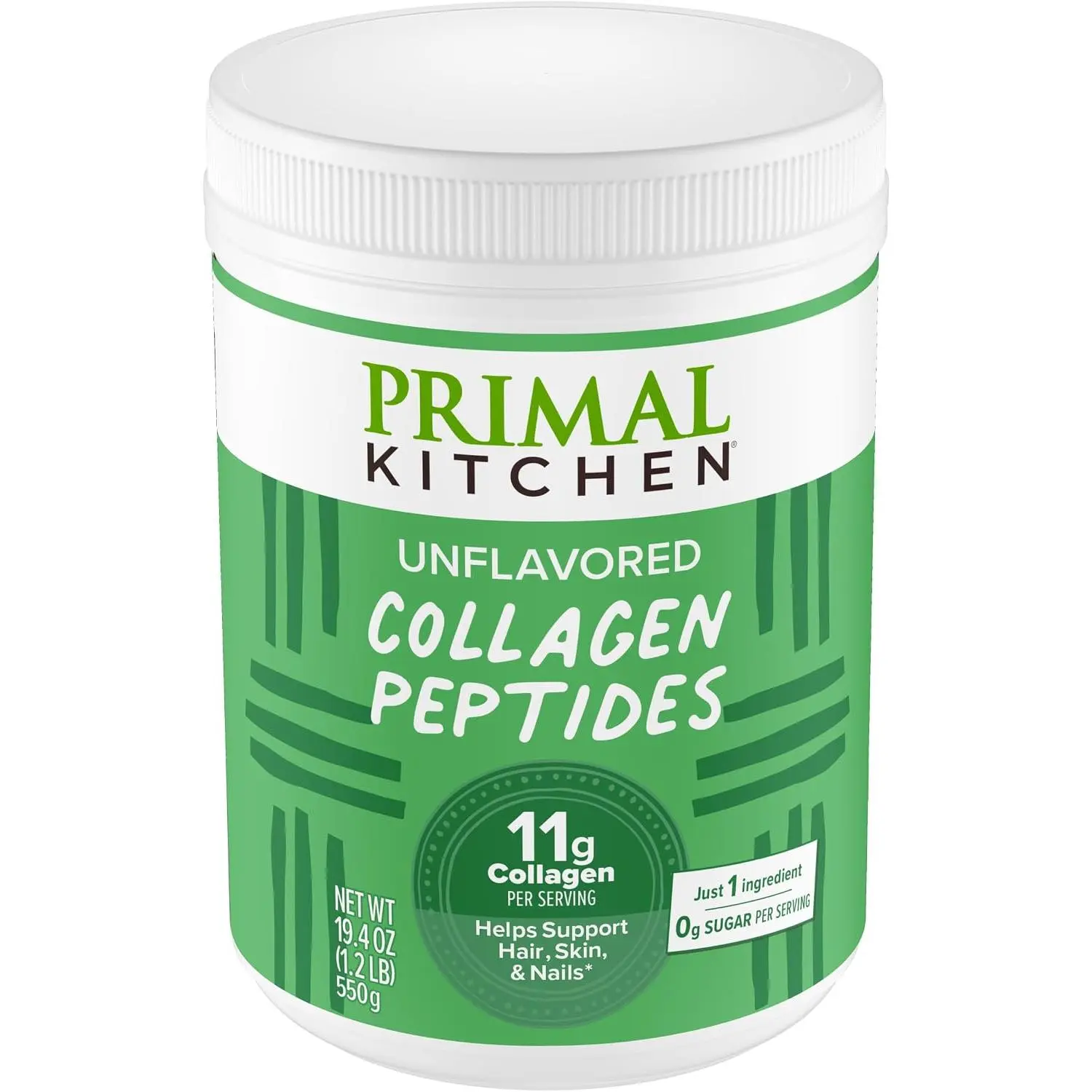 Unflavored Collagen Peptides Powder Hydrolyzed Collagen Types 1 and 3 Protein Supplement for Women Men Healthy Skin Hair Nails Joint Support Bone Health Mixes Easily in Coffee Smoothie Grass Fed Pasture Raised 1.2 lbs