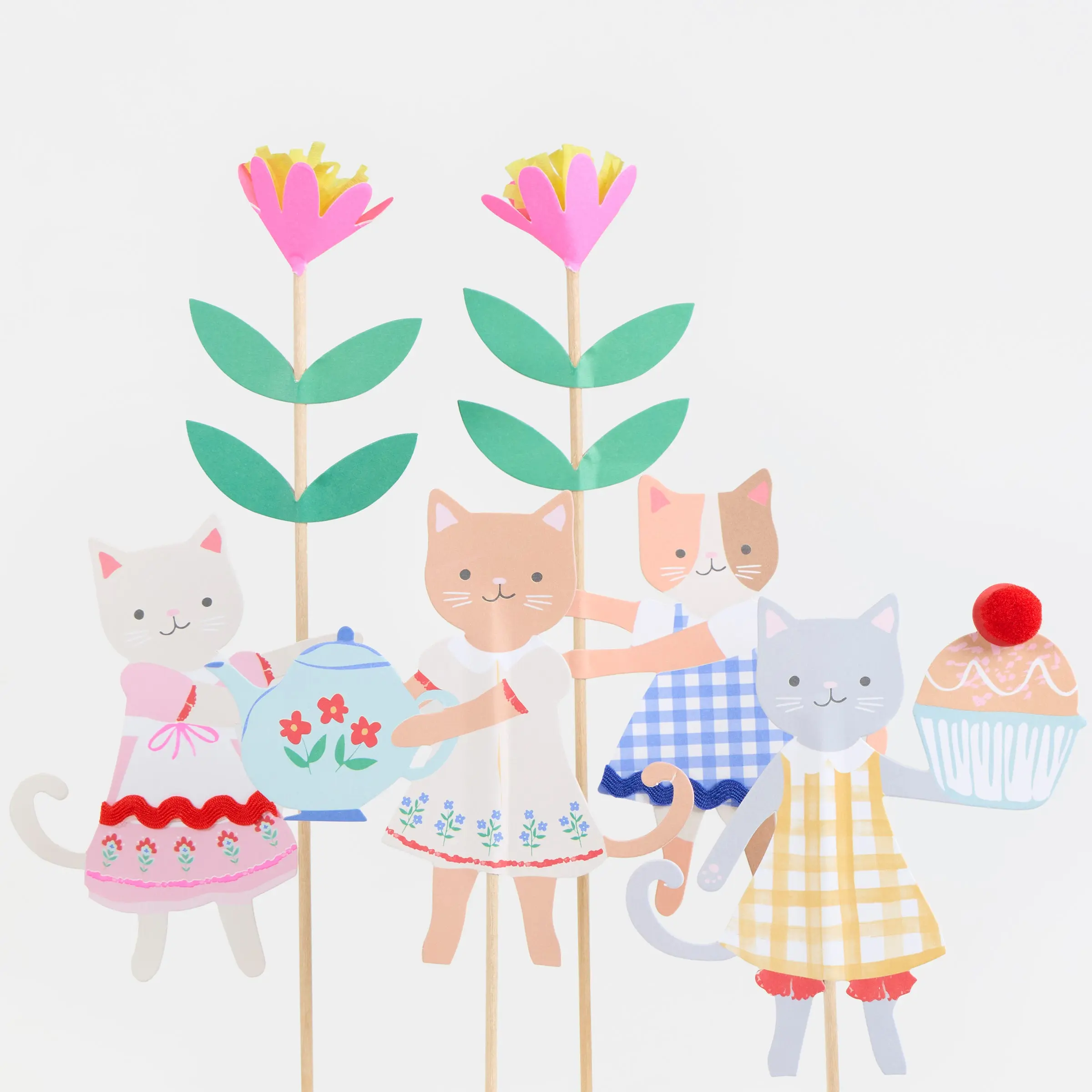Kitten Club Cake Toppers (x 4)