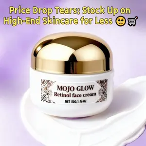 MOJO GLOW Retinol Cream Jasmine Silk Elixir Hair Revival Serum Scent Frizz Repair Calming Floral Power Silky Haircare
