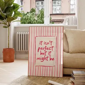 Olivia Dean Print 'It Isn't Perfect' - PHYSICAL PRINT, Olivia Dean Wall Art, Dorm Wall Art, Trending Wall Art Print, UNFRAMED