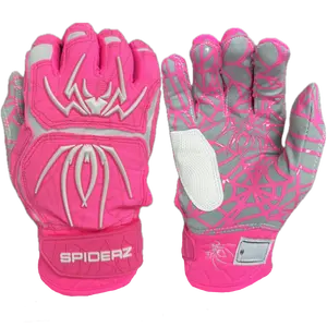 Spiderz HYBRID Batting Gloves - Pink/White Spiderz HYBRID Batting Gloves - Pink/White