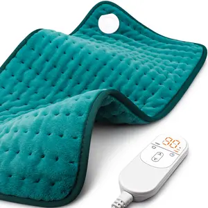 Heating Pad for Cramps & Back Pain Relief, 12" x 24", 6 Heat Settings, 4 Timer Auto-off, Moist/Dry option, Gifts for Waist, Abdomen, Neck & Shoulder