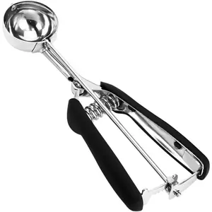18/8 Stainless Steel Ice Cream Cookie Scoop for Baking, 2 Tbsp/30 ml/1 oz Cookie Dough Scooper with Trigger Release