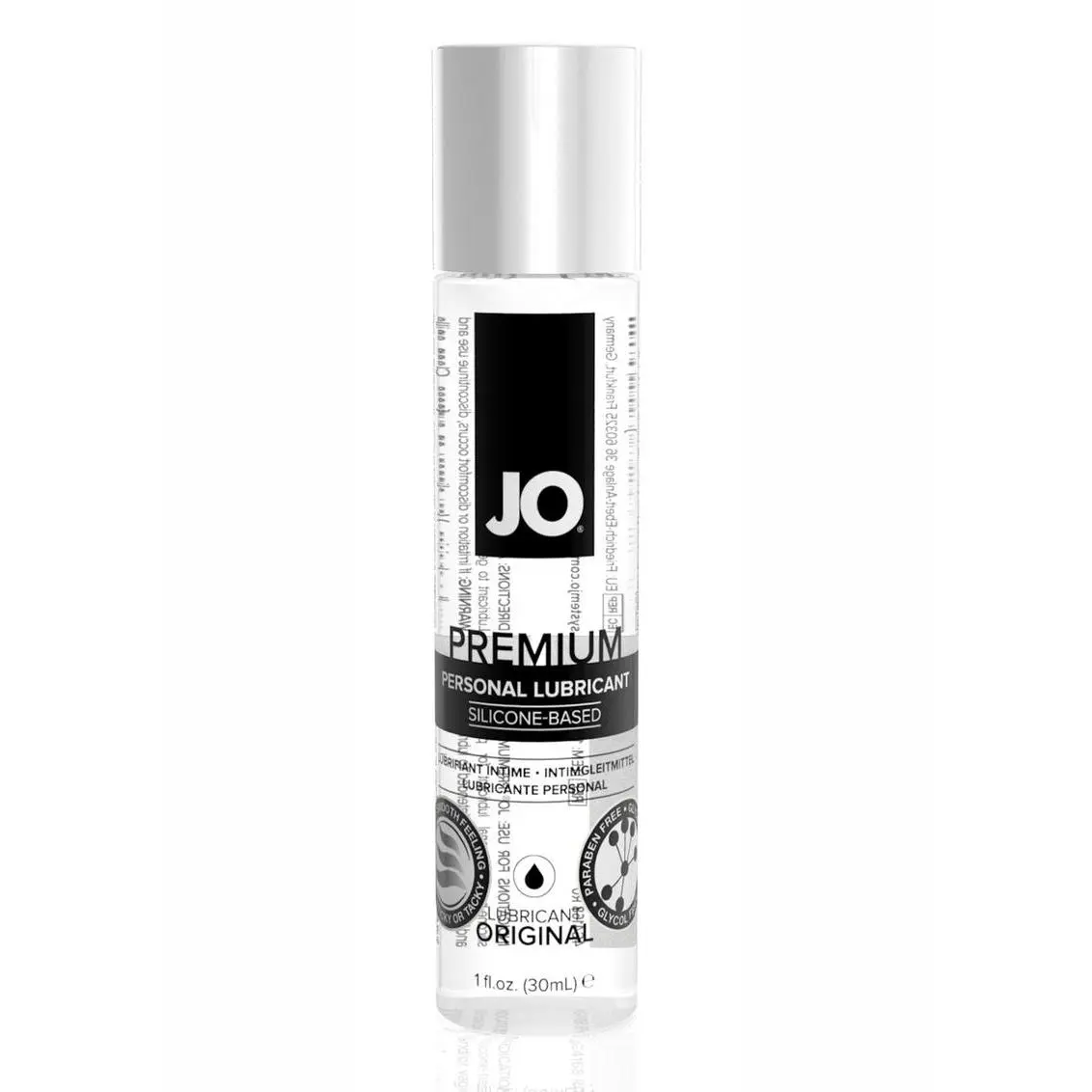 JO Premium Silicone Lubricant — Classic Formula, Long-Lasting Glide