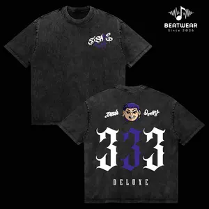 Rapper Blessd SI SABE Album 2026 Tour Graphics t-SHIRT Men Women Vintage High Street Fashion Tee Unisex Casual