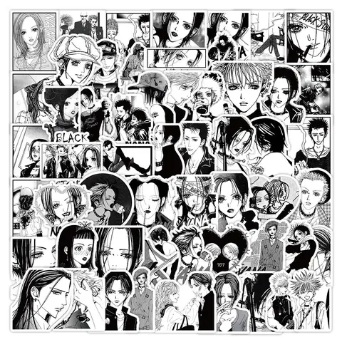 Anime Figures Series Graffiti Sticker, 61pcs/set Waterproof Self Adhesive Sticker, Decor Sticker for Gift Greeting Card Water Bottle Laptop Phone Cellphone, Decorative Stickers