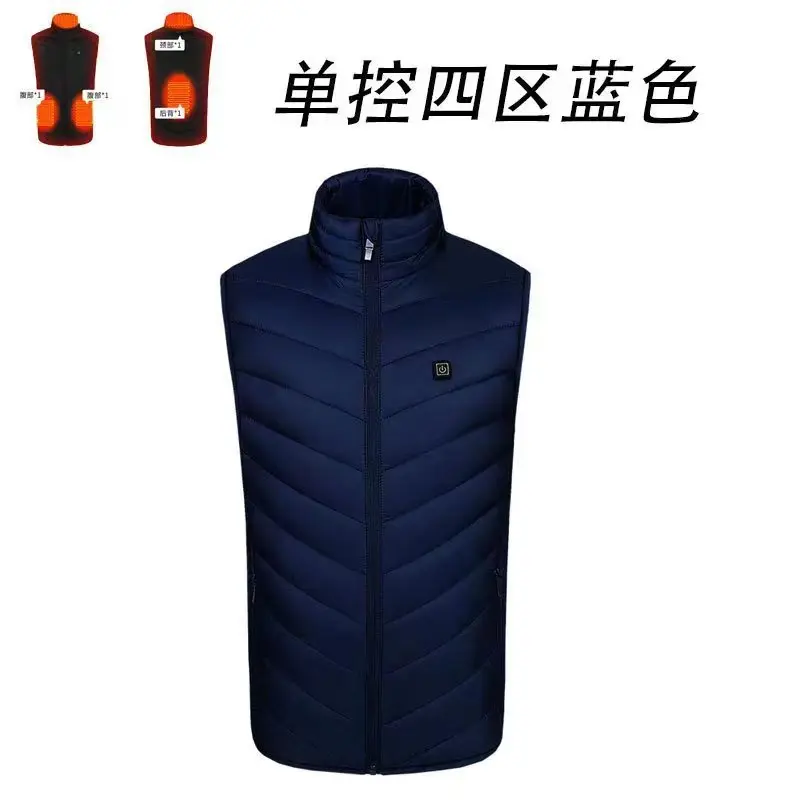 Blue single control four zone heating