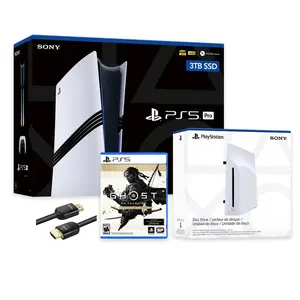 PlayStation 5 Pro 3TB SSD Console with Disc Drive, Wireless Controller and Ghost of Tsushima - CFI-7019 PS5 Pro