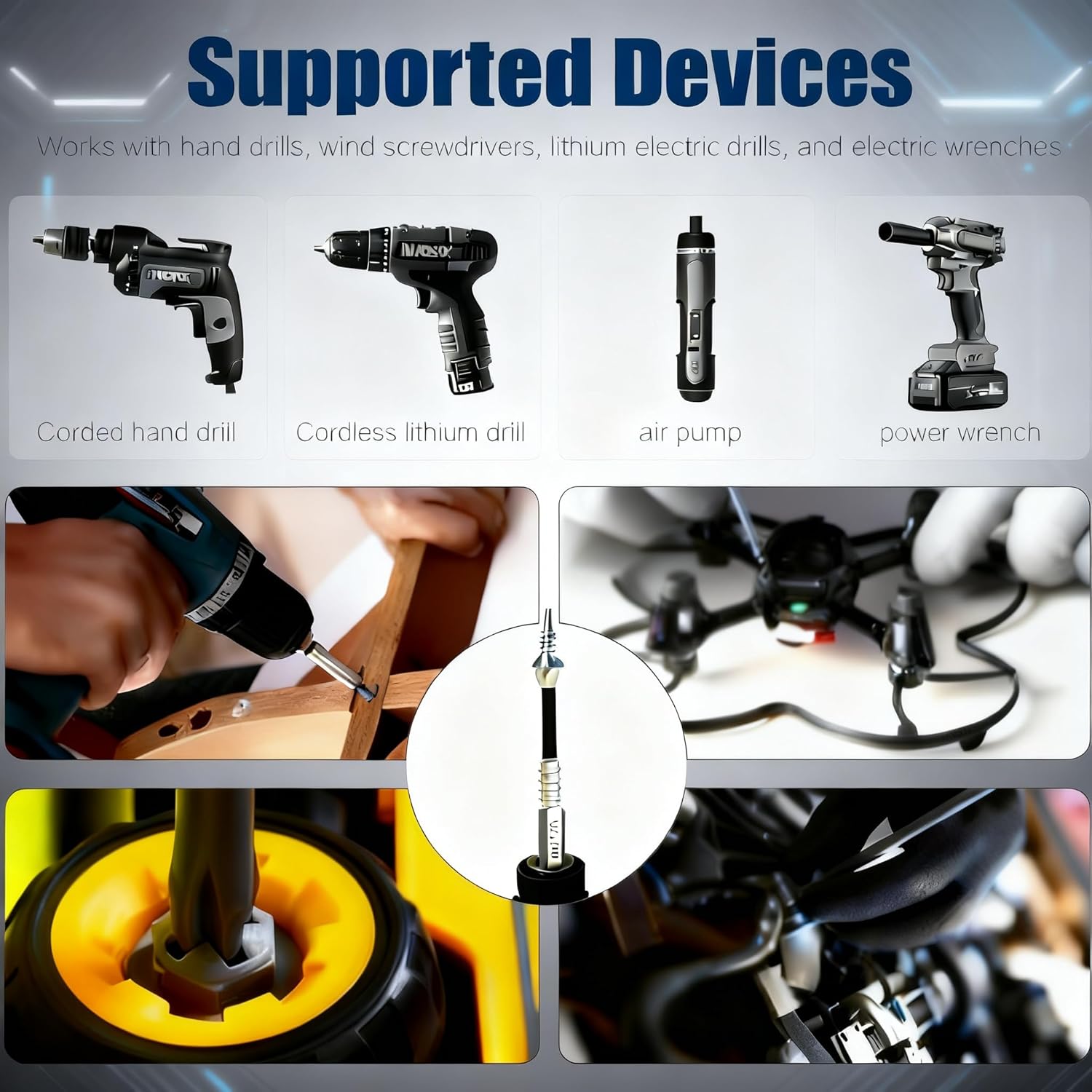 SDFC 25 50 65 70 90 150mm 1 Set High Magnetic Screwdriver Drill Bit Set Premium S2 Steel Strong Magnetism Non Slip Long Reach Driver Bits for Electric Drill Impact Driver Home DIY and Professional Repair Projects