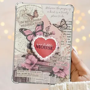 Run Little Mouse Coquette Red Heart Magnetic Kindle Grip Book Lover Cute Bookish Kindle Accessories Phone Holder PopSocket Phone Grip Magnetic Pop Socket Phone Grip