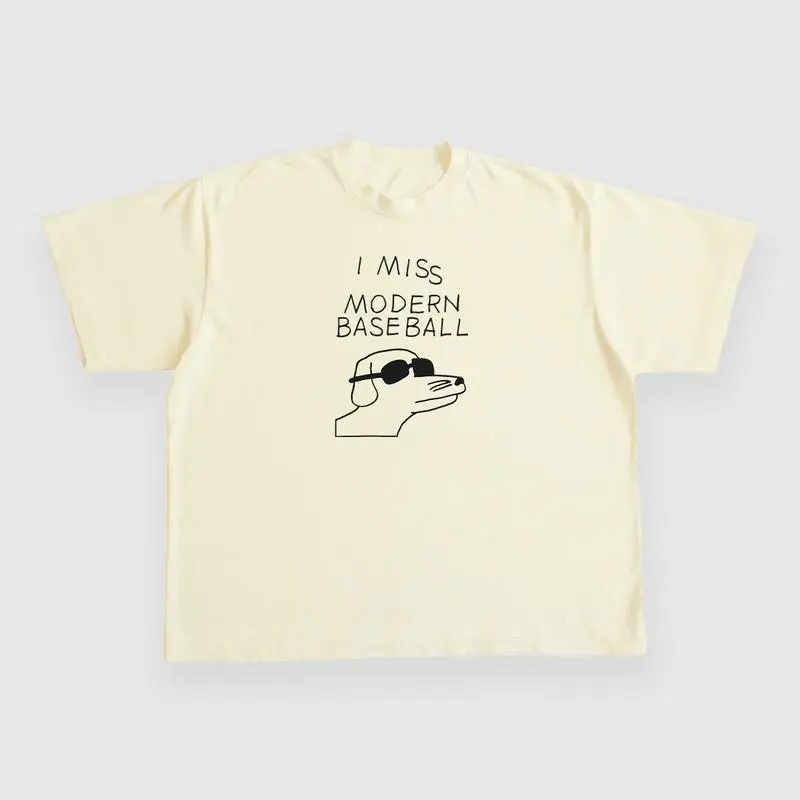 I Miss Modern Baseball Custom Printed T-Shirt