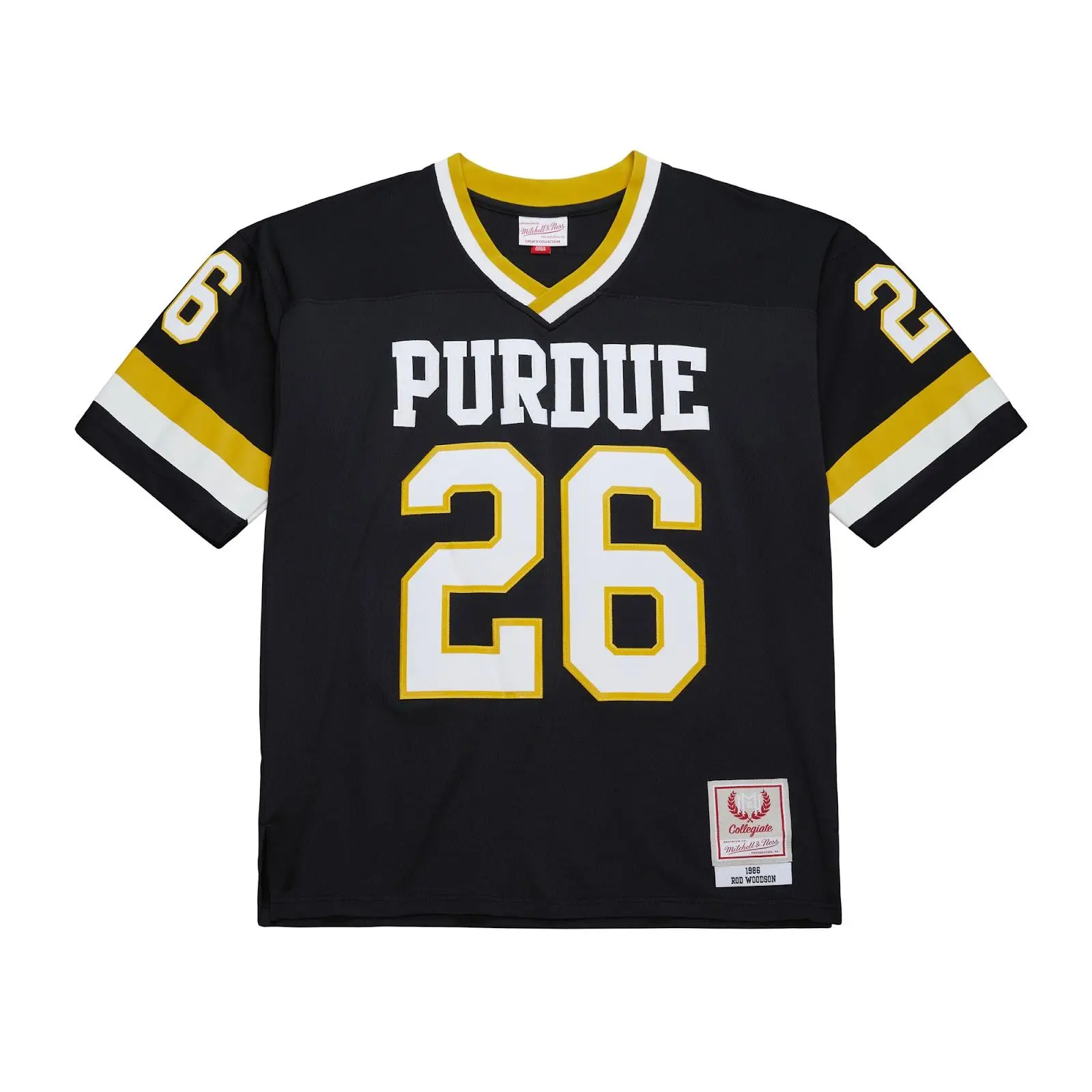 Rod Woodson Purdue Boilermakers 1986 Black Legacy Jersey NCAA Throwback Mitchell & Ness