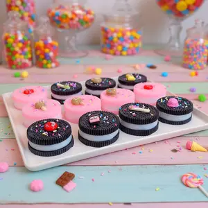 2PCS Handmade Silicone Stress Relief Squishy Toys, Kawaii Dessert Fidget Toys, Soft PVC Anti-Stress Decompression Toys for Office Desk, School Study, Home Relaxation, Travel Entertainment, Birthday & Holiday Gift