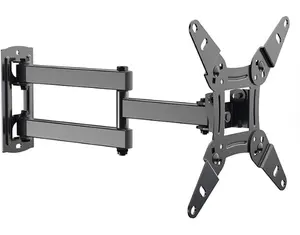 Full Motion TV Monitor Wall Mount Bracket Articulating Arms Swivel Tilt Extension Rotation for Most 13-42 Inch LED LCD Flat Curved Screen Monitors & TVs, Max VESA 200x200mm up to 44lbs