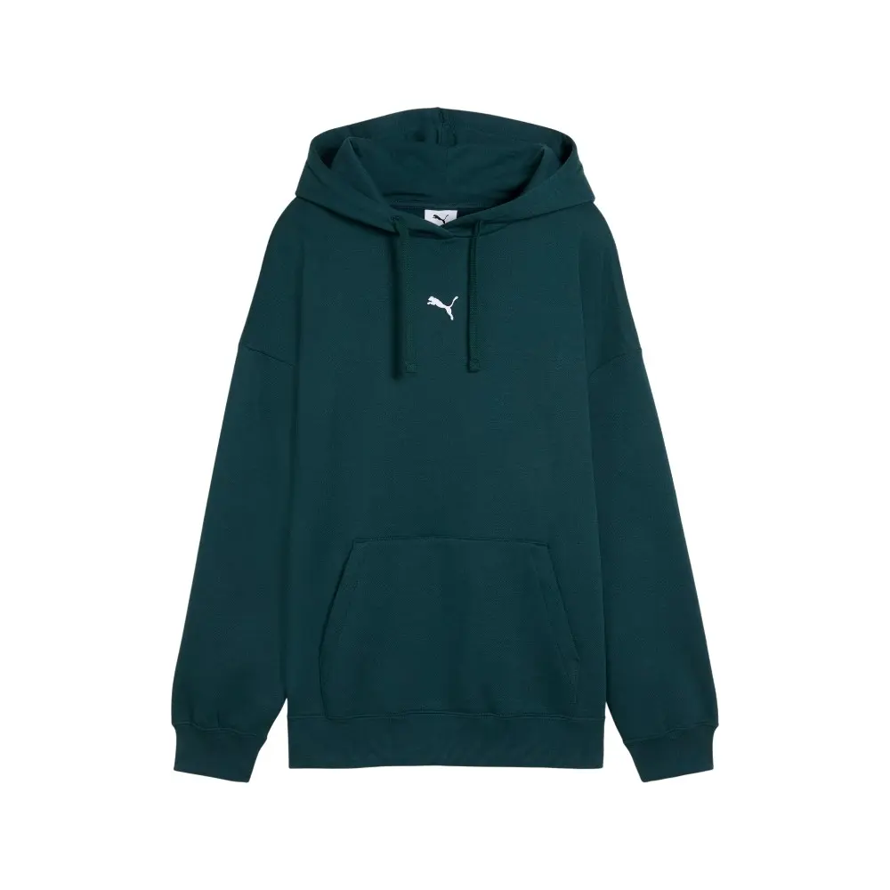 PUMA Womens Essentials Oversized Hoodie Casual Outerwear Casual - Green