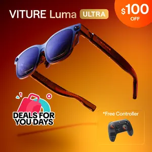 VITURE Luma Ultra XR/AR Glasses,smart glasses,152” 1200p Display, 1500 Nits Brightness,3 cameras, features hand gesture, full 6DoF, Works with iPhone 17/16/15, Android, Mac, PC, Switch 2, PS5 & Steam Deck.,father'sdaygifts