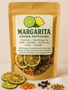 Margarita Simmer Potpourri Citrus Lime Refreshing Clean Kitchen Scent Natural Dried Ingredients