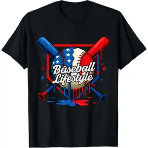 Baseball Life Style 101 Apparel Youth Drip Baseball T-Shirt