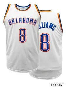 Men's Oklahoma Basketball Jersey, Loose Lettering & CAM Design Basketball Jersey, Breathable Athletic Wear for Outdoor Sports, Perfect Gift for Sports Lovers, Classic Throwback Jersey
