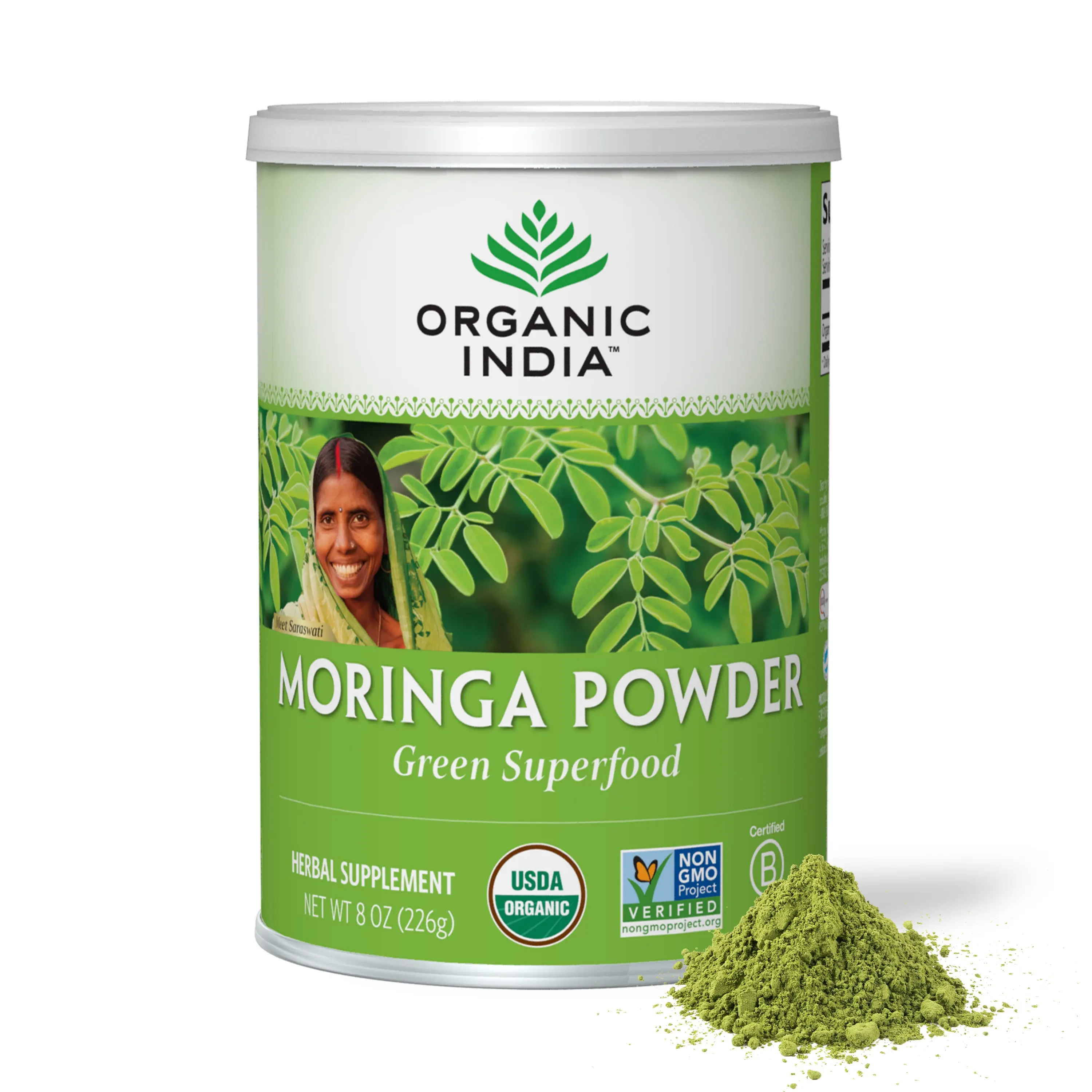 ORGANIC INDIA Moringa Powder Canister