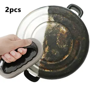 Multifunctional Sponge Cleaning Brush Set, Kitchen Cleaning Supplies, Scrubber Sponge, Non-Stick Pan Scrubbing Pad, Durable Kitchen Tool for Easy Cleanups & Maintenance