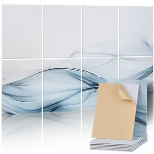 8 Pack Art Acoustic Panels 15.8 X 11.8 Inch Self Adhesive For Home Studio Wall Mount Sound Absorption Panels Durable For Recording, Playback, Streaming, Office, Classroom, Noise Reduction And Improved Room Acoustics