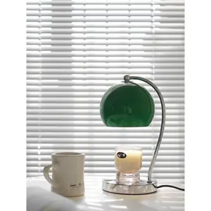 Nordic Candle Warmer Lamp With Timer Melting Candle Lamp Bedroom Ins Stlyle Girl Bedside Lamp Romantic Aroma Diffuser Lamps