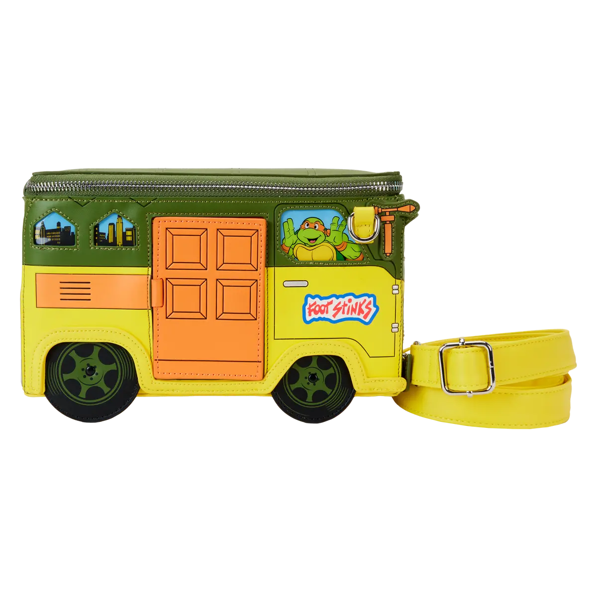 Teenage Mutant Ninja Turtles 40th Anniversary Party Wagon Figural Crossbody Bag
