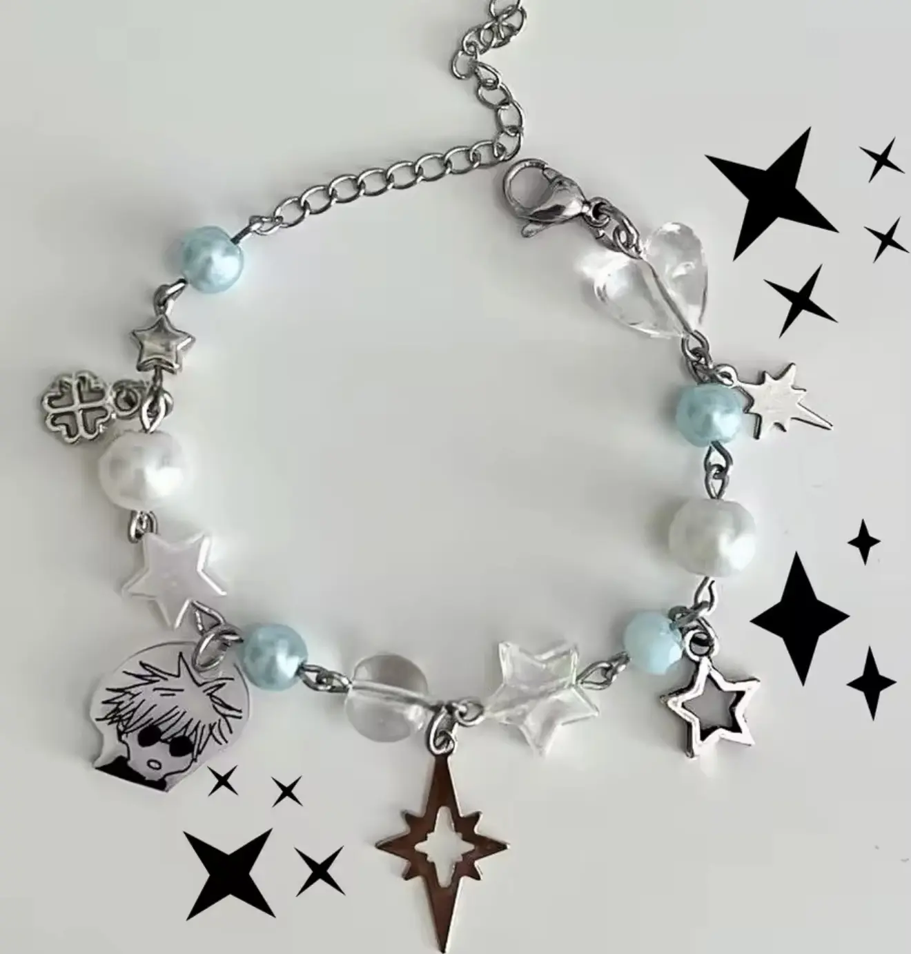 JJK bracelet - matching bracelet - Gojo and Geto bracelets