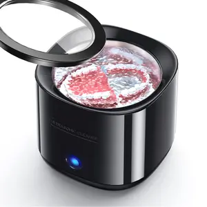 Ultrasonic Retainer and Mouthguard Cleaner, 42kHz Retainer Cleaner Machine, Cleaner for Dentures for all Dental, Aligner, Braces, Mouth, Toothbrush Head, Jewelry